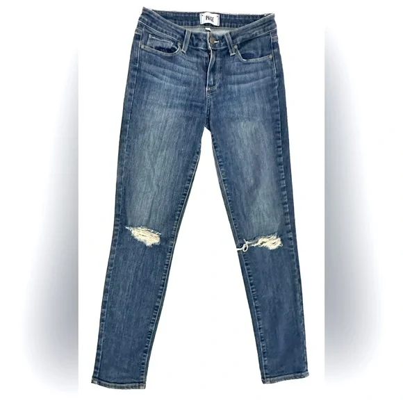 Paige - Kylie Crop - High Waist Ankle Pants - Size 27 - Picture 1 of 5